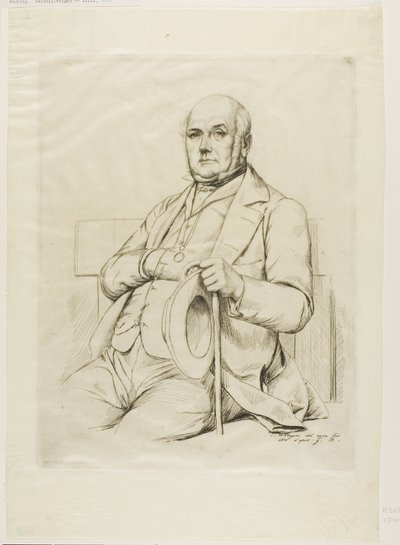 Portret Kazimierza Bajki autorstwa Charles Meryon