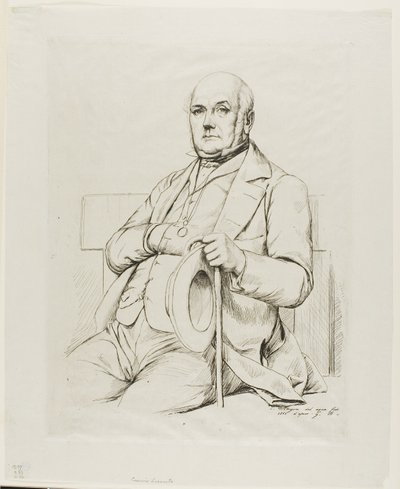 Portret Kazimierza Bajki autorstwa Charles Meryon