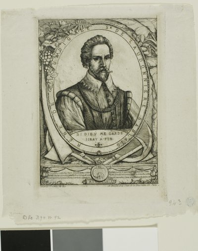 Portret René de Laudonnière Sablais (de Burdigale) autorstwa Charles Meryon