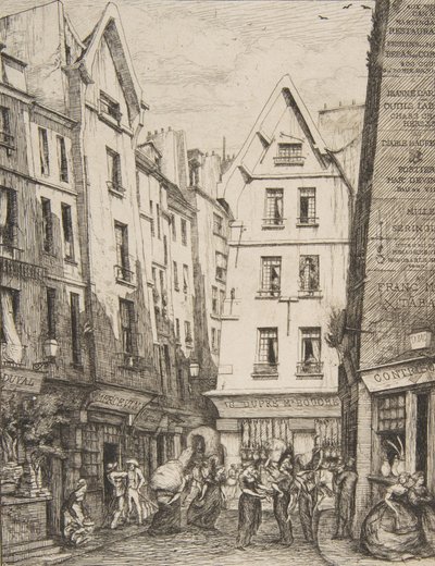 Rue Pirouette w Les Halles Rue Pirouette w Les Halles, Paryż, według Laurence