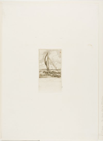 Swift-Sailing Proa, Archipelag Mulgrave, Oceania autorstwa Charles Meryon
