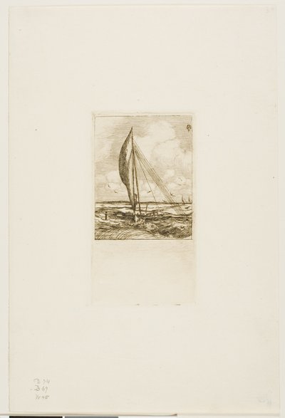 Swift-Sailing Proa, Archipelag Mulgrave, Oceania autorstwa Charles Meryon