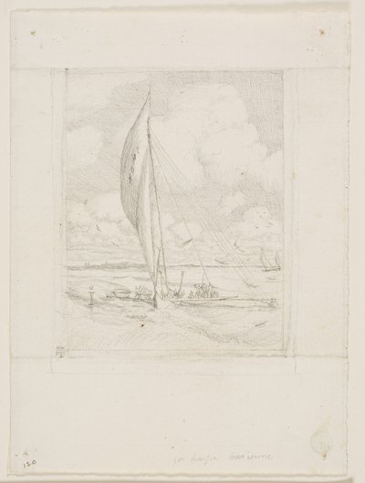 Proa o dużej prędkości, Archipelag Mulgrave, Oceania autorstwa Charles Meryon