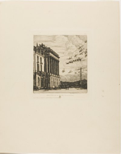 Admiralicja, Paryż autorstwa Charles Meryon