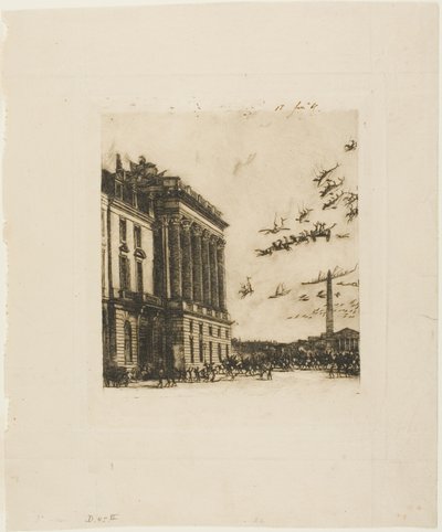 Admiralicja, Paryż autorstwa Charles Meryon