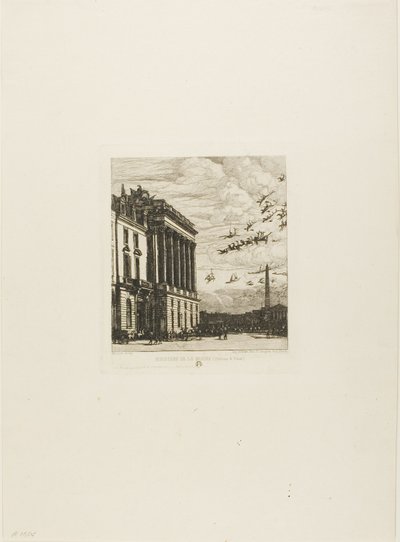 Admiralicja, Paryż autorstwa Charles Meryon