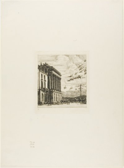 Admiralicja, Paryż autorstwa Charles Meryon