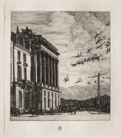 Admiralicja, Paryż autorstwa Charles Meryon