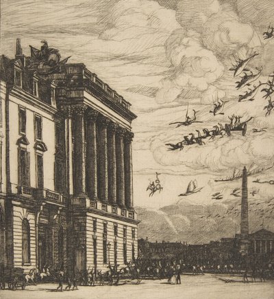 Admiralicja, Paryż, 1865. autorstwa Charles Meryon