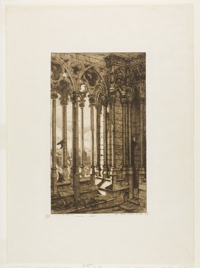 Galeria Notre-Dame, Paryż autorstwa Charles Meryon