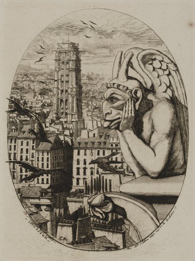 Gargulec autorstwa Charles Meryon