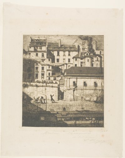 Kostnica, Paryż autorstwa Charles Meryon
