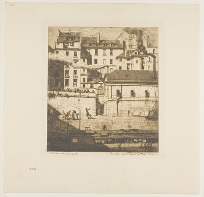 Kostnica, Paryż autorstwa Charles Meryon