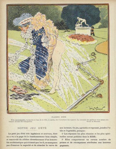 Ilustracja do Le Rire autorstwa Charles Meunier