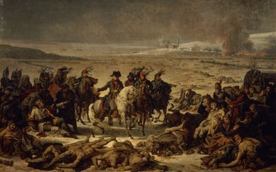 Po bitwie pod Eylau, 9 lutego 1807 (olej na płótnie) autorstwa Charles Meynier