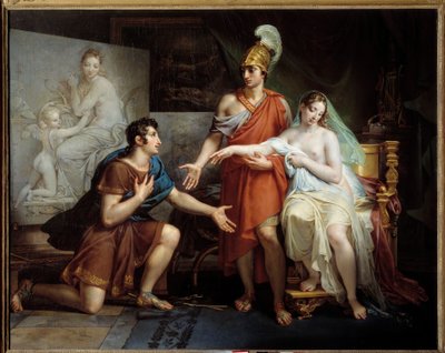 Aleksander Wielki oddał Campaspe Apellesowi autorstwa Charles Meynier