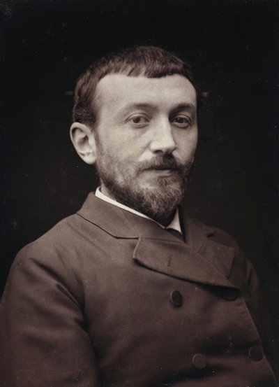 Album Artistique et Biographique, 5 rok, Salon 1885; portret francuskiego malarza Alfreda-Henri Bramtota (1852-1894). autorstwa Charles Michelez