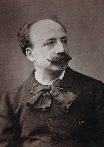 Album Artistique et Biographique, 5 rok, Salon 1885; portret francuskiego malarza Louisa Deschampsa (1846-1902). autorstwa Charles Michelez