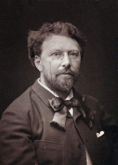 Album Artistique et Biographique, 5 rok, Salon 1885; portret francuskiego malarza Alfreda-Pierre