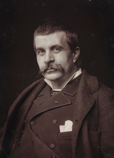 Album Artistique et Biographique, 5 rok, Salon 1885; portret francuskiego malarza Jean-Jules-Antoine Lecomte du Nouÿ (1842-1923). autorstwa Charles Michelez