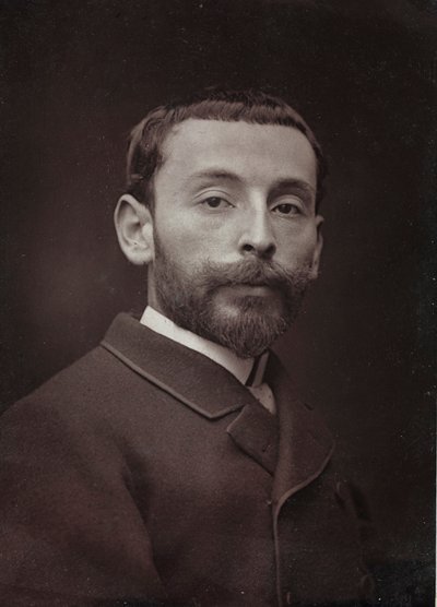 Album Artistique et Biographique, 6 rok, Salon 1885; portret francuskiego malarza Alexandre Blocha (1862-1906). autorstwa Charles Michelez