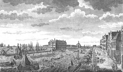 Urząd Admiralicji, Amsterdam, Holandia, ok. 1778. Artyści: Nieznany, Charles Middleton. autorstwa Charles Middleton