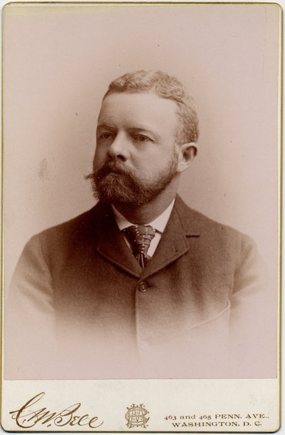 Henry Cabot Lodge (1850-1924), amerykański senator (zdjęcie albumu) autorstwa Charles Milton Bell