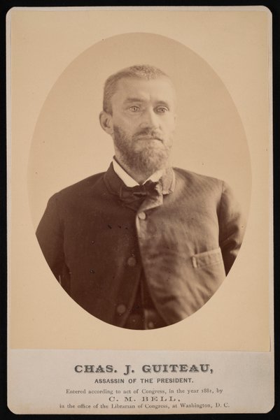 Portret Charlesa Juliusa Guiteau 1841-1882, 4 lipca 1881 r. autorstwa Charles Milton Bell