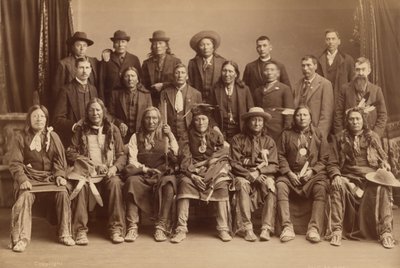 Delegacja Siuksów, 1891 (zdjęcie) autorstwa Charles Milton Bell