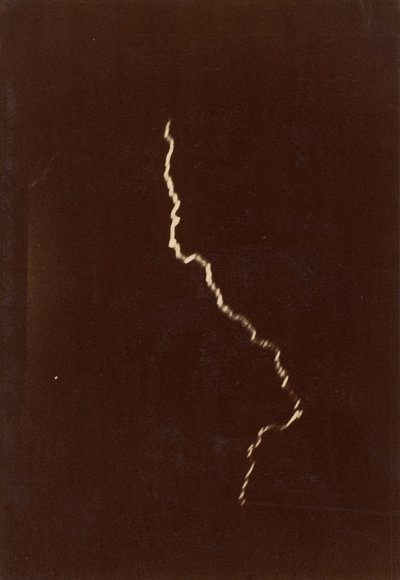 [Spirala błyskawicy podczas burzy], 12 maja 1886. autorstwa Charles Moussette