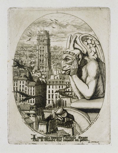 Stryge autorstwa Charles Meryon
