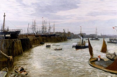 „Czarna ściana”, 1872 r. autorstwa Charles Napier Hemy
