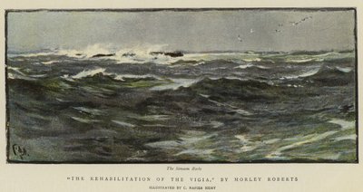 Ilustracja do Rehabilitacji Vigii, Morley Roberts autorstwa Charles Napier Hemy