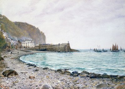Wciąganie sieci autorstwa Charles Napier Hemy