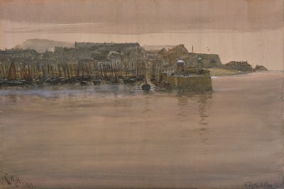 St Ives, Kalėdų diena, 1908 (wc ir guašas ant popieriaus)poli autorstwa Charles Napier Hemy