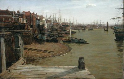 Tamiza w Limehouse autorstwa Charles Napier Hemy