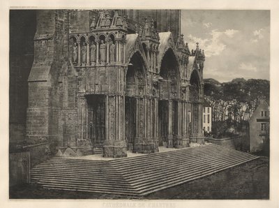 Katedra w Chartres. Portyk Południowy. autorstwa Charles Nègre