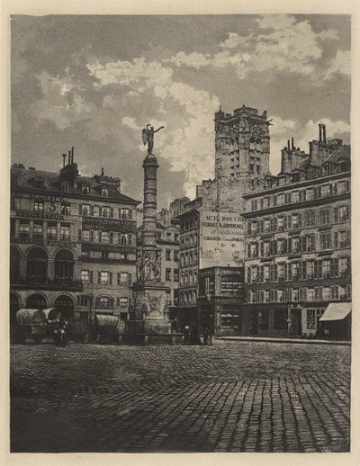 [Place du Châtelet, Paryż] autorstwa Charles Nègre