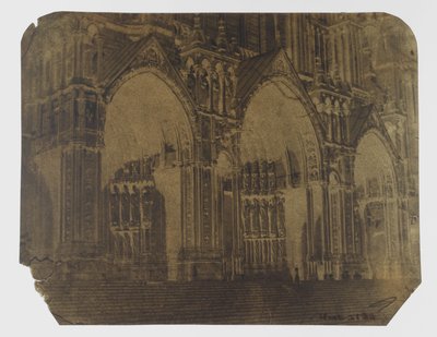 Portal od strony południowej katedry w Chartres autorstwa Charles Nègre