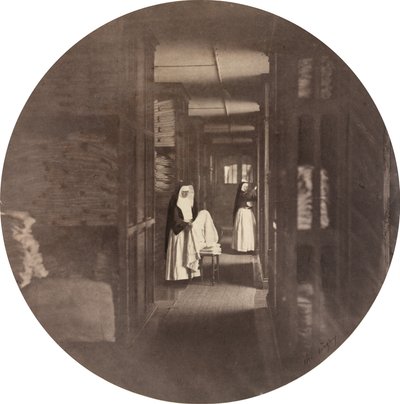Cesarski Azyl w Vincennes: Bielizna, 1859. autorstwa Charles Nègre