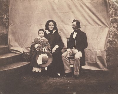[Grupa rodzinna], 1854. autorstwa Charles Nègre