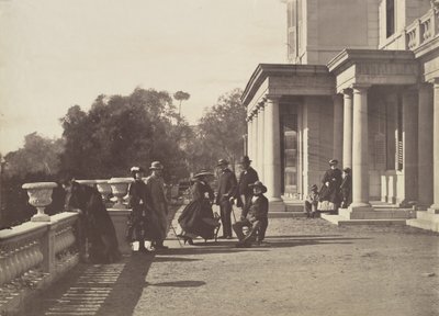 [Lord Brougham i jego rodzina, Cannes], 1862. autorstwa Charles Nègre