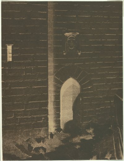 Mont-Majour, Postern of the Abbey Tower, c. 1852. autorstwa Charles Nègre