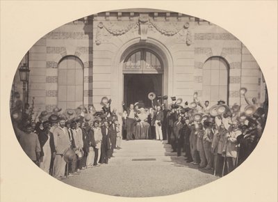 [15 sierpnia. Cesarski Azyl w Vincennes], 1858. autorstwa Charles Nègre
