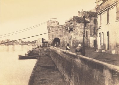 [Brama Kasztanów, Arles]. autorstwa Charles Nègre