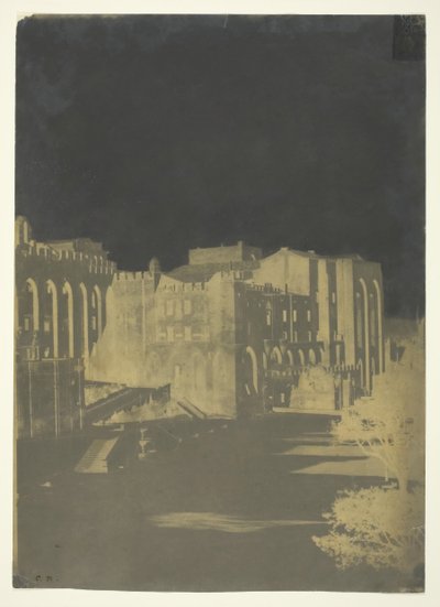 Pałac Papieski, Awinion, ok. 1930 r. 1851. autorstwa Charles Nègre