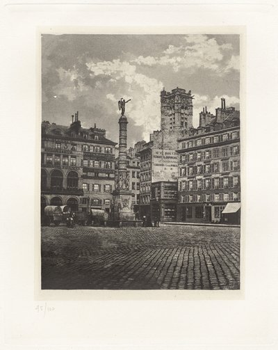Płyta V – Place du Châtelet (Płyta V – Place du Châtelet) autorstwa Charles Nègre, André Jammes