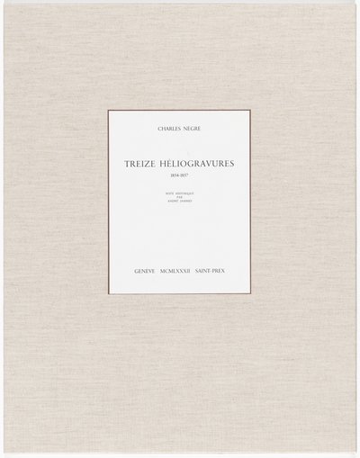 Trzynaście heliograwiur autorstwa Charles Nègre, André Jammes