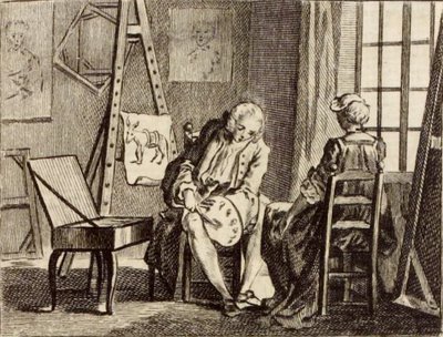 Le Bât autorstwa Charles Nicolas Cochin