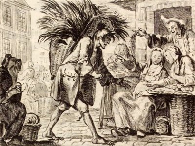 Diabeł z Papefiguière autorstwa Charles Nicolas Cochin